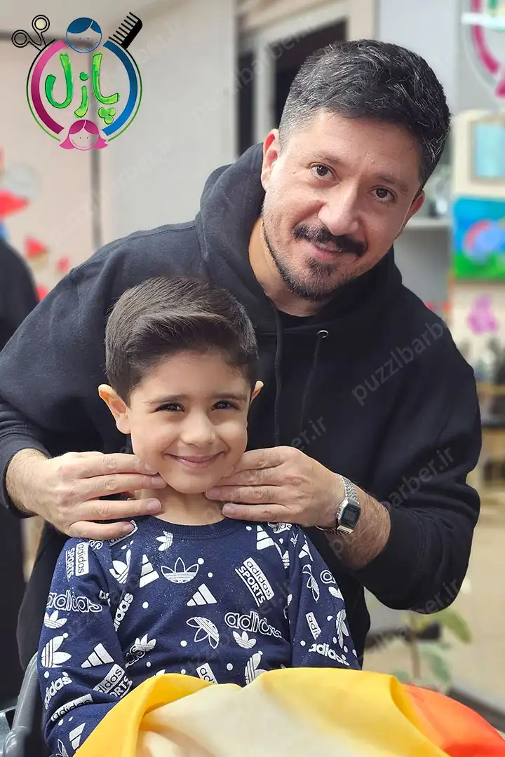 هزینه اصلاح موی کودک توسط آرایشگر ارشد آرایشگاه کودک پازل
