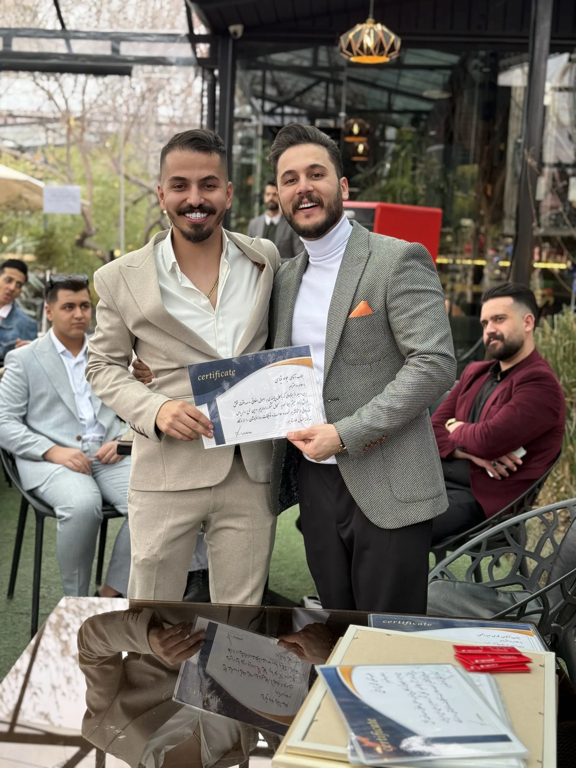 لایسنس محمدجواد قیاسی از آموزشگاه آرایش موی کودک بهنام فیاض در تهران